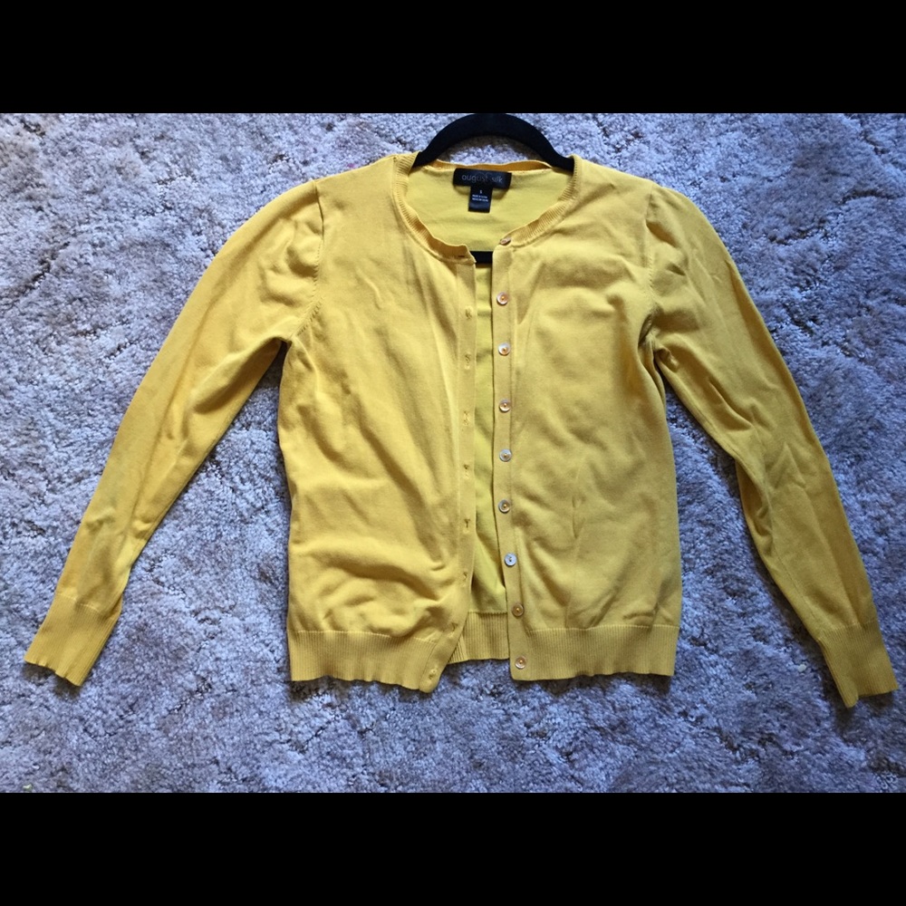 Mustard cardigan